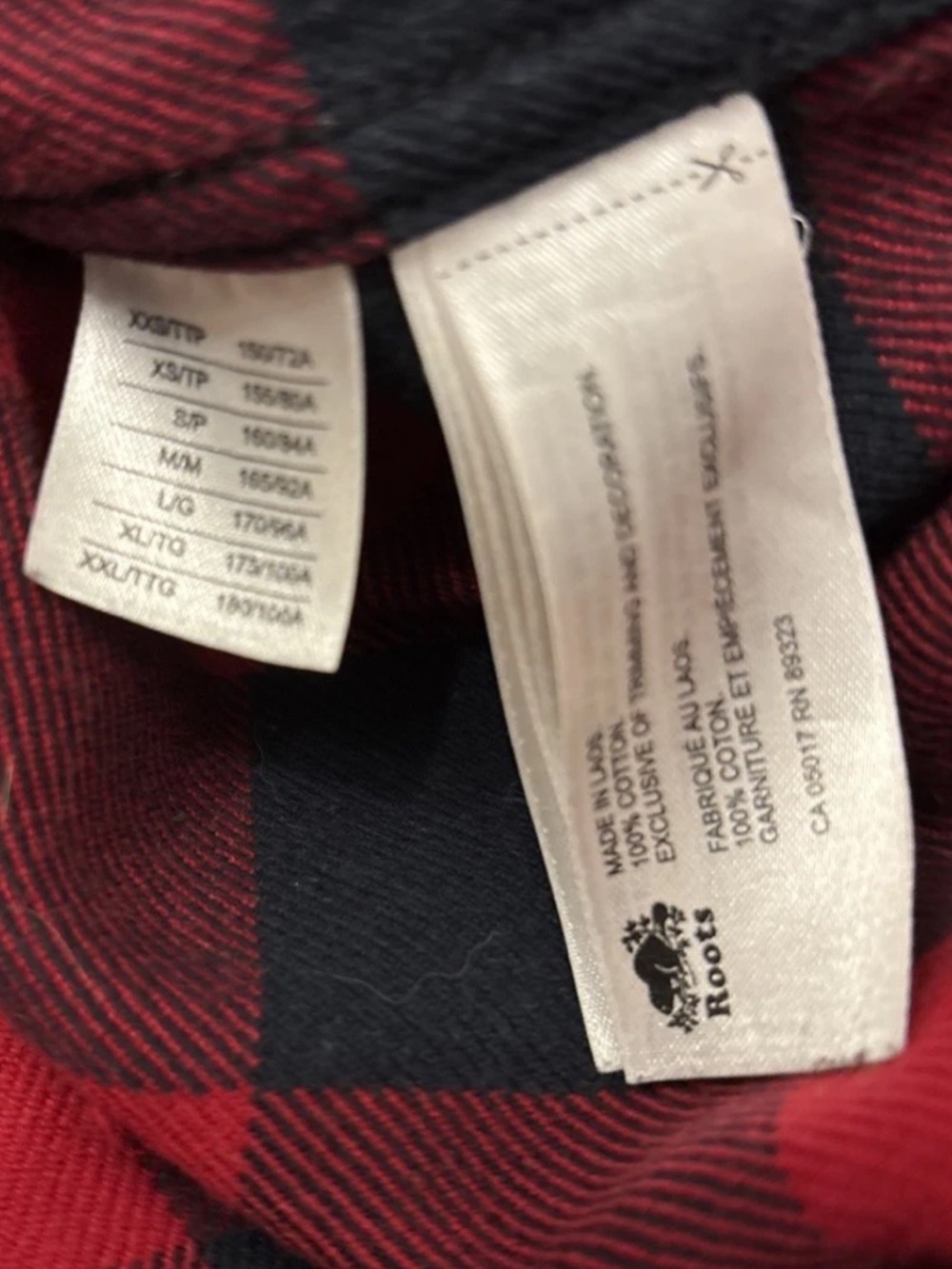 Roots Red and Black Buffalo Plaid Button-Down Shirt - Picture 6 of 6